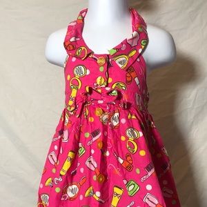 younghearts girly glam halter sundress